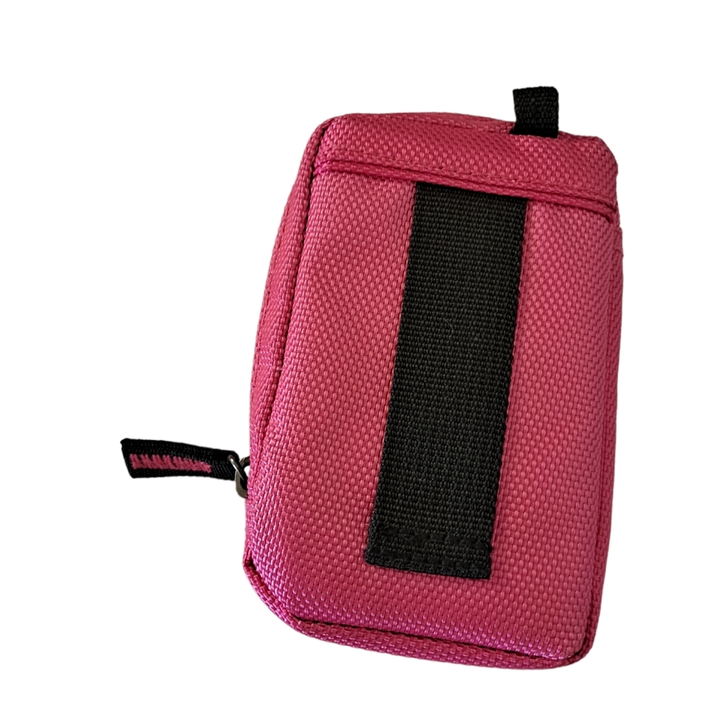 pink zip close small carrying case - Picture 2 of 3